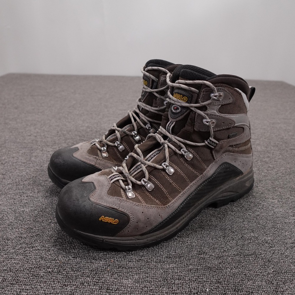 Asolo Drifter I Evo GV Boots Mens Size 13 Brown Suede Gore-Tex Vibram Hiking